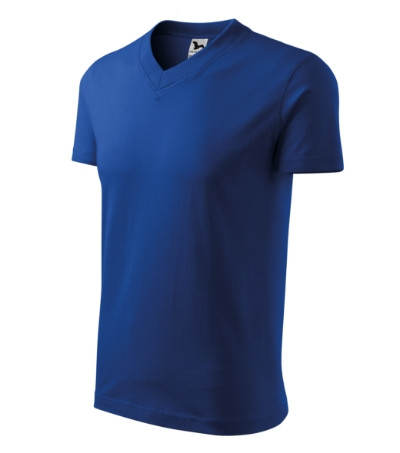 MALFINI V-neck Póló unisex királykék