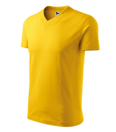 MALFINI V-neck Póló unisex sárga