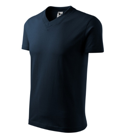 MALFINI V-neck Póló unisex tengerészkék