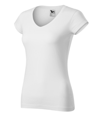 MALFINI Fit V-neck Póló női fehér