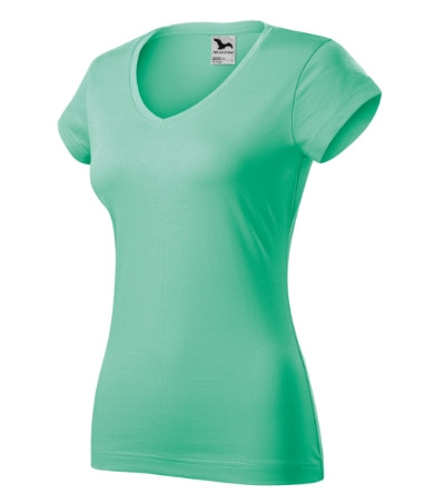 MALFINI Fit V-neck Póló női menta