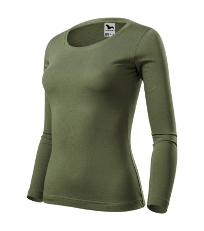 MALFINI Fit-T LS Póló női khaki