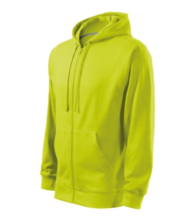 MALFINI Trendy Zipper Felső férfi lime