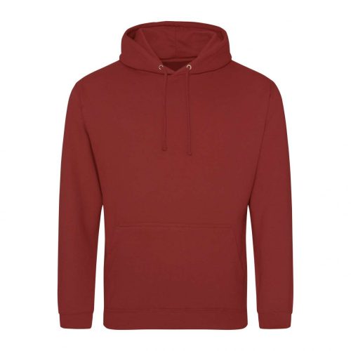 Just Hoods kapucnis pulóver Brick Red