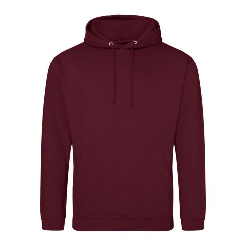 Just Hoods kapucnis pulóver Burgundy