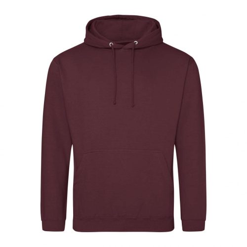 Just Hoods kapucnis pulóver Burgundy Smoke