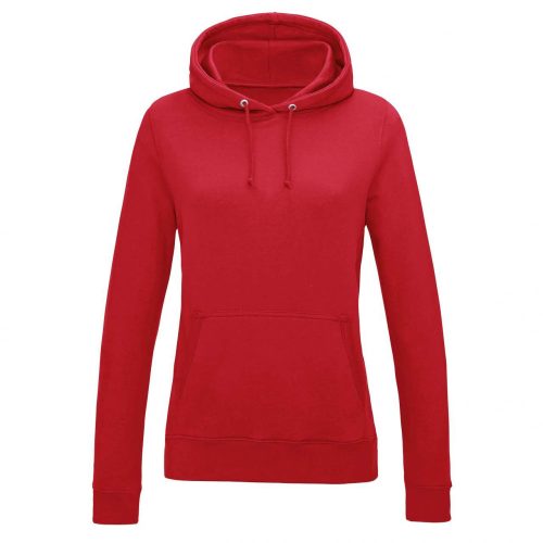 Just Hoods női kapucnis pulóver Fire Red