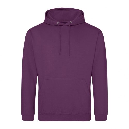 Just Hoods kapucnis pulóver Plum