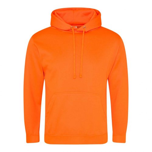 Just Hoods neon kapucnis pulóver  Electric Orange