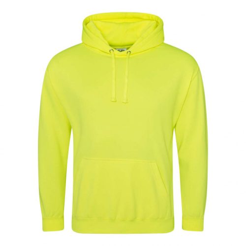 Just Hoods neon kapucnis pulóver  Electric Yellow