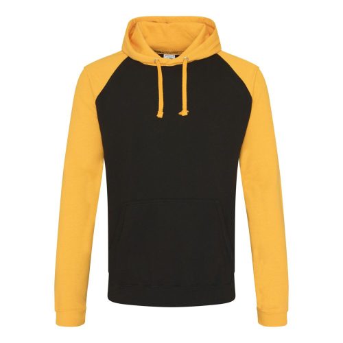 Just Hoods BASEBALL kapucnis pulóver Jet Black/Gold