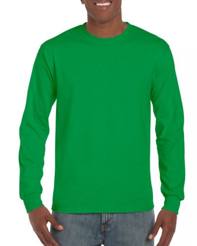 Gildan  ULTRA COTTON™ FELNŐTT HOSSZÚ UJJÚ PÓLÓ Irish Green