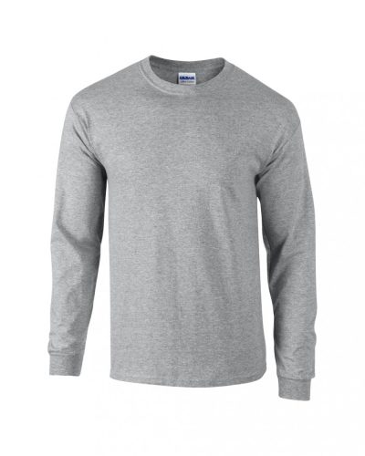 Gildan  ULTRA COTTON™ FELNŐTT HOSSZÚ UJJÚ PÓLÓ Sport Grey