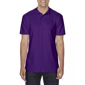 Gildan Softstyle® Double Galléros Póló Purple