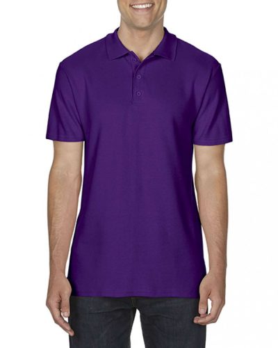 Gildan SOFTSTYLE® DOUBLE Galléros póló Purple