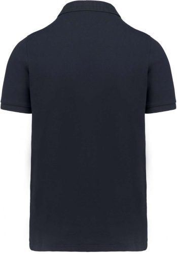 Kariban Férfi Supima® Short Sleeve Galléros Póló Navy