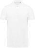 Kariban Férfi Supima® Short Sleeve Galléros Póló White