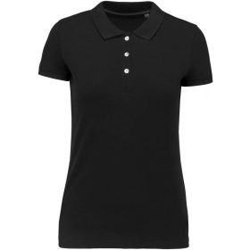 Kariban Női Supima® Short Sleeve Galléros Póló Black