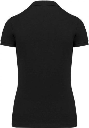 Kariban Női Supima® Short Sleeve Galléros Póló Black