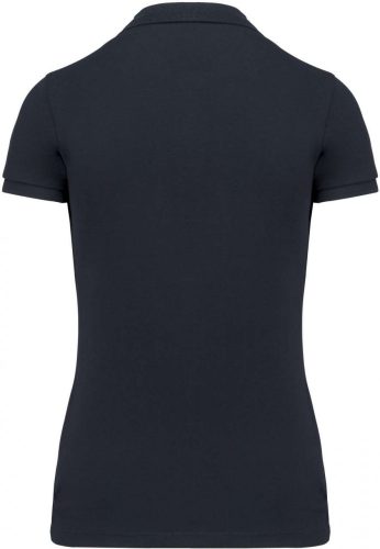Kariban Női Supima® Short Sleeve Galléros Póló Navy
