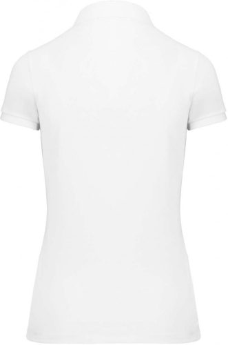 Kariban Női Supima® Short Sleeve Galléros Póló White