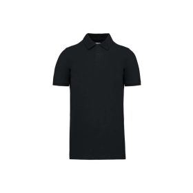 Kariban Férfi Organic 180 Piqué Galléros Póló Black