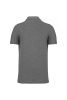 Kariban Férfi Organic 180 Piqué Galléros Póló Grey Heather
