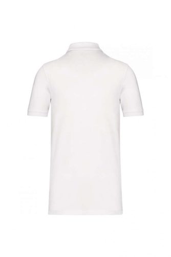 Kariban Férfi Organic 180 Piqué Galléros Póló White