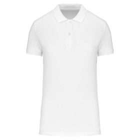 Kariban Női Organic 180 Piqué Galléros Póló White