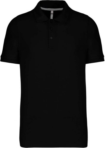 Kariban Férfi Short-Sleeved Galléros Póló Black