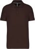 Kariban Férfi Short-Sleeved Galléros Póló Chocolate