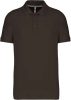 Kariban Férfi Short-Sleeved Galléros Póló Dark Khaki