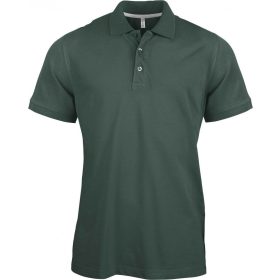Kariban Férfi Short-Sleeved Galléros Póló Forest Green