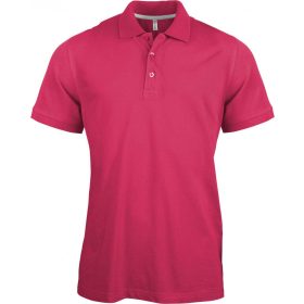 Kariban Férfi Short-Sleeved Galléros Póló Fuchsia