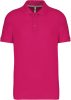 Kariban Férfi Short-Sleeved Galléros Póló Fuchsia