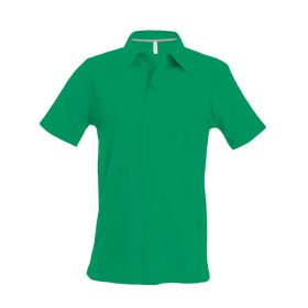 Kariban Férfi Short-Sleeved Galléros Póló Kelly Green