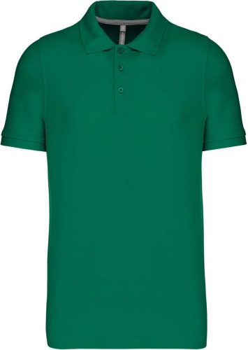 Kariban Férfi Short-Sleeved Galléros Póló Kelly Green