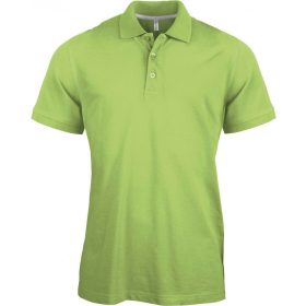 Kariban Férfi Short-Sleeved Galléros Póló Lime