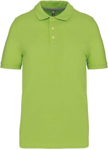 Kariban Férfi Short-Sleeved Galléros Póló Lime
