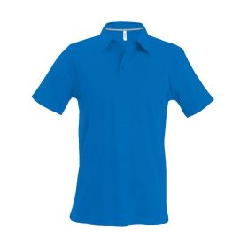   Kariban Férfi Short-Sleeved Galléros Póló Light Royal Blue