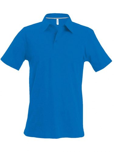 Kariban FÉRFI SHORT-SLEEVED Galléros póló Light Royal Blue