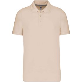 Kariban Férfi Short-Sleeved Galléros Póló Light Sand