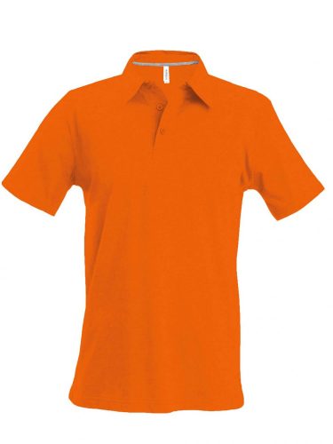 Kariban FÉRFI SHORT-SLEEVED Galléros póló Orange