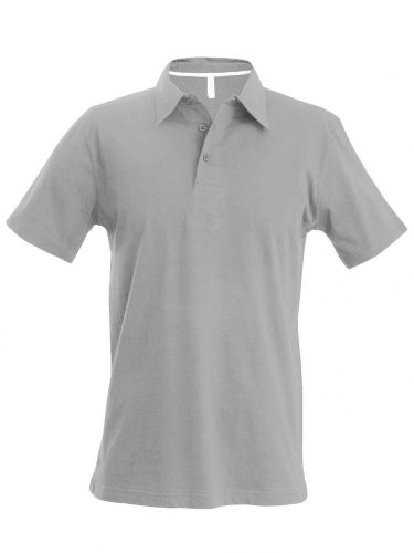 Kariban FÉRFI SHORT-SLEEVED Galléros póló Oxford Grey