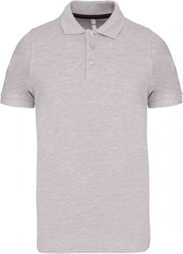 Kariban Férfi Short-Sleeved Galléros Póló Oxford Grey