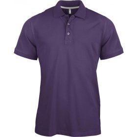 Kariban Férfi Short-Sleeved Galléros Póló Purple