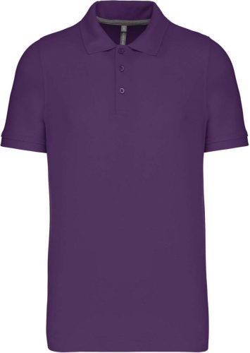 Kariban Férfi Short-Sleeved Galléros Póló Purple