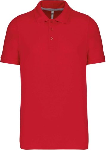 Kariban Férfi Short-Sleeved Galléros Póló Red