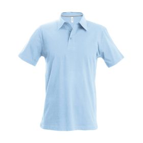 Kariban Férfi Short-Sleeved Galléros Póló Sky Blue