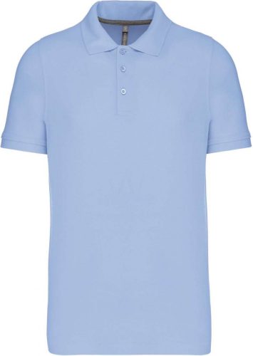 Kariban Férfi Short-Sleeved Galléros Póló Sky Blue